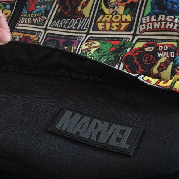 Marvel | Bags | Marvel Backpack Characters Logo Nwt | Poshmark